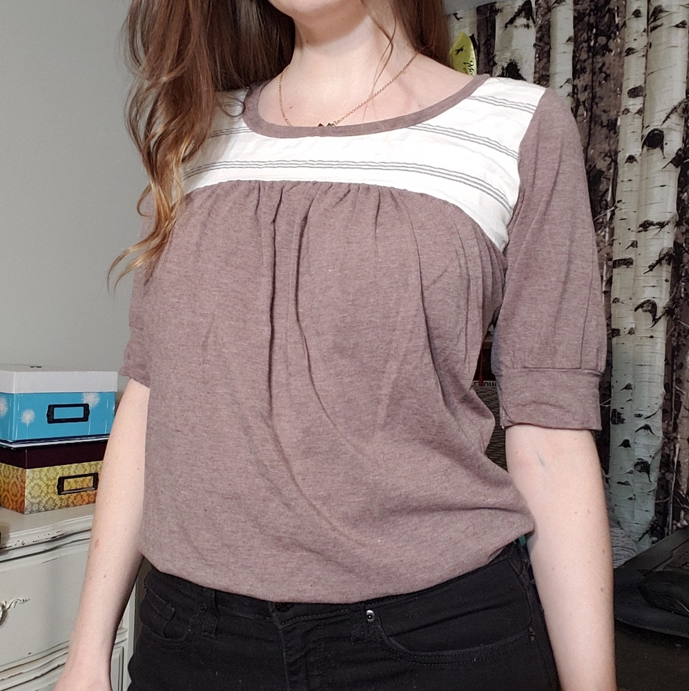 Organic cotton/bamboo tunic top